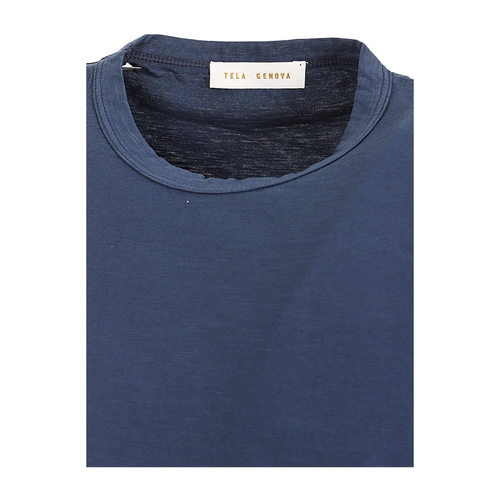 Tela Genova T-Shirts Blue Heren