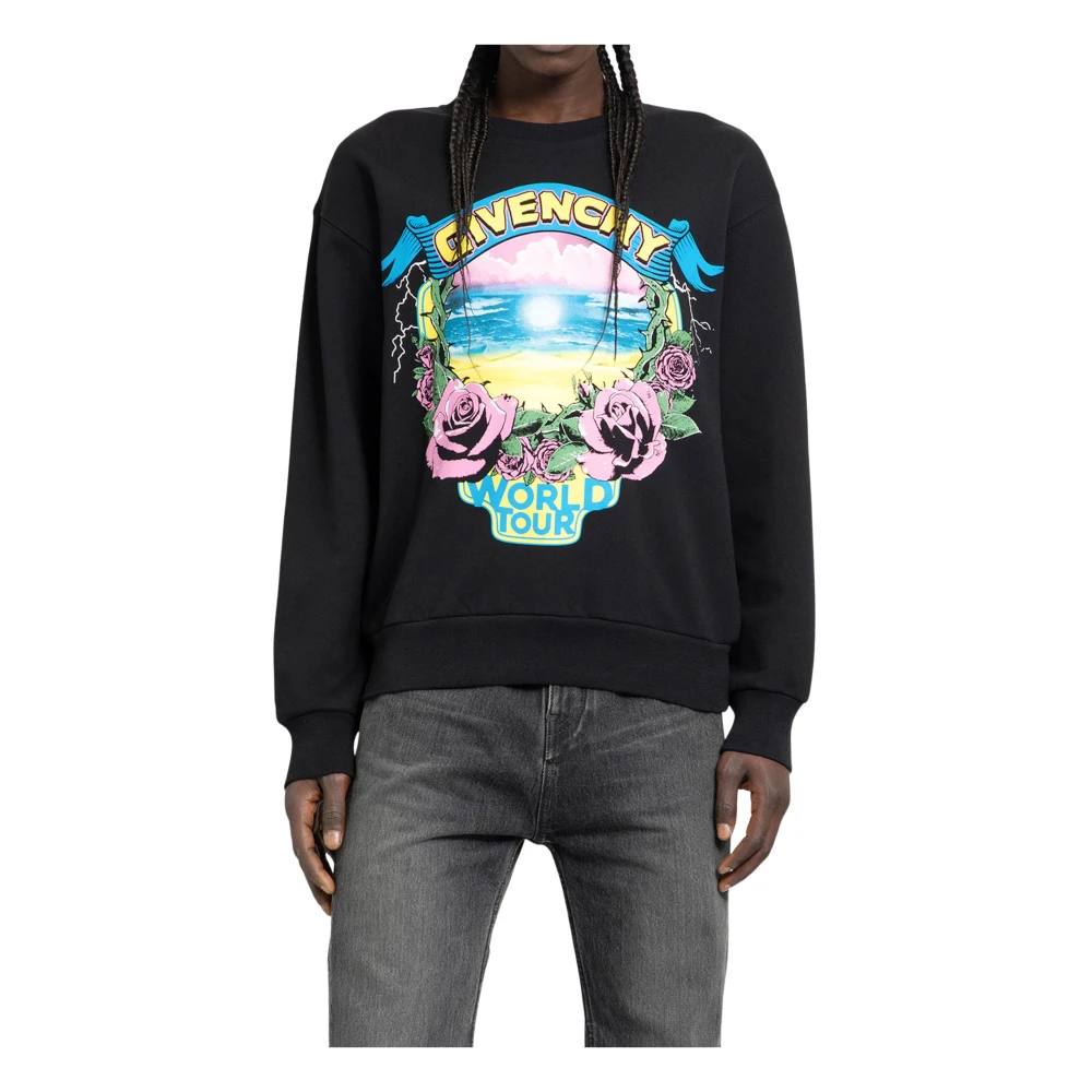 Givenchy Zwart World Tour Sweatshirt Black Heren