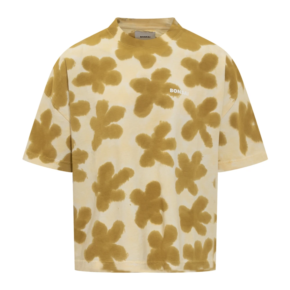 Bonsai Oversized Fit Tee voor mannen Beige Heren