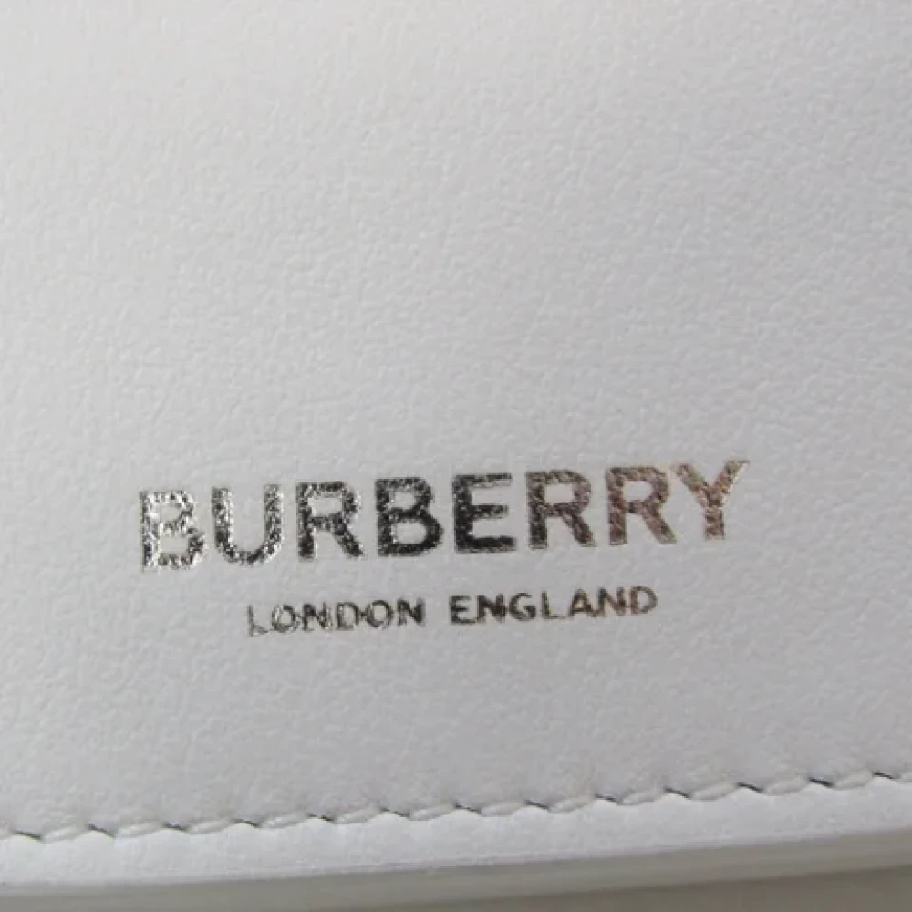 Burberry Vintage Pre-owned Leather wallets White Dames