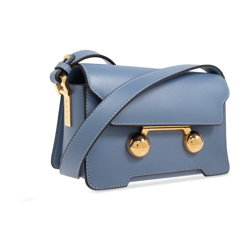 Marni Schoudertas Trunkaroo Mini Blue Dames