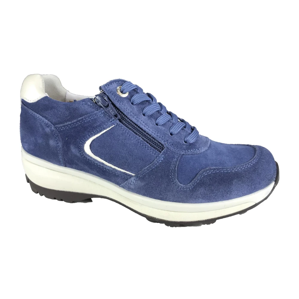 Xsensible Jersey Sneakers Dames Schoenen Blauw