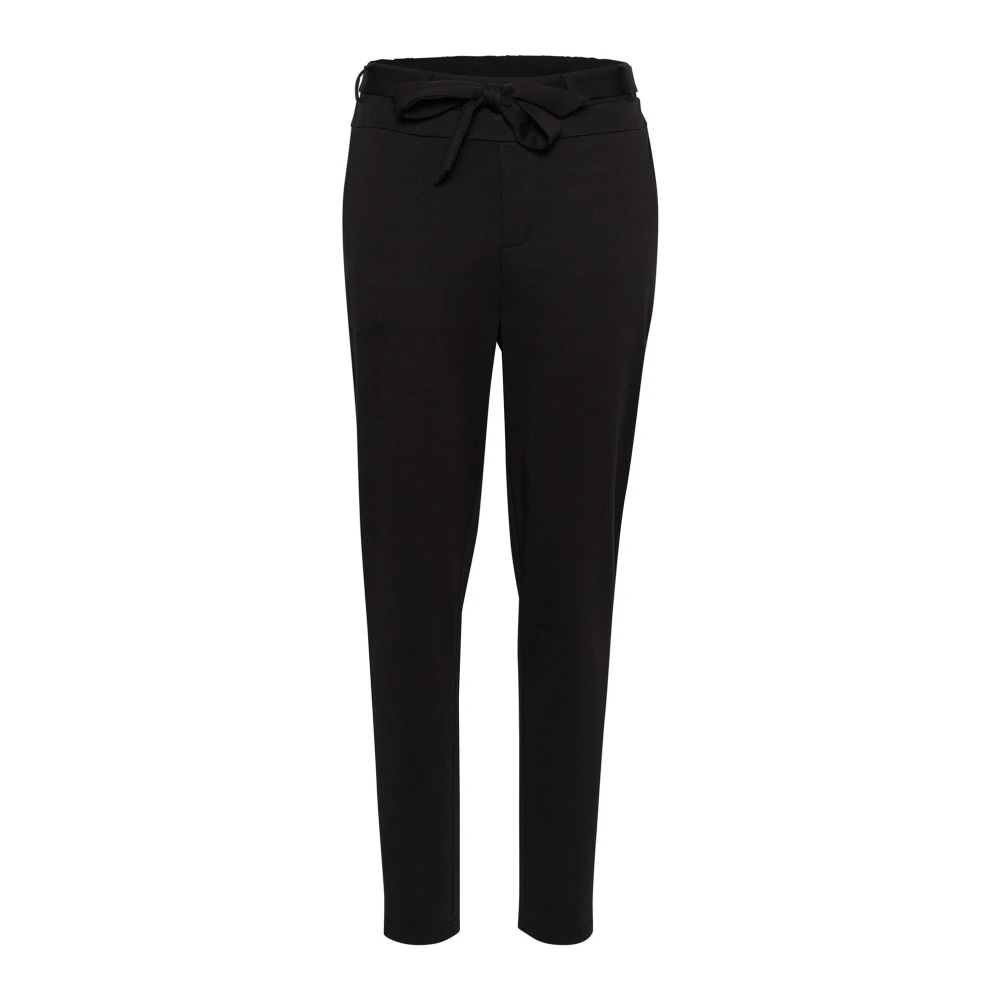 Kaffe Slim-fit Riem Broek Zwart Diep Black Dames