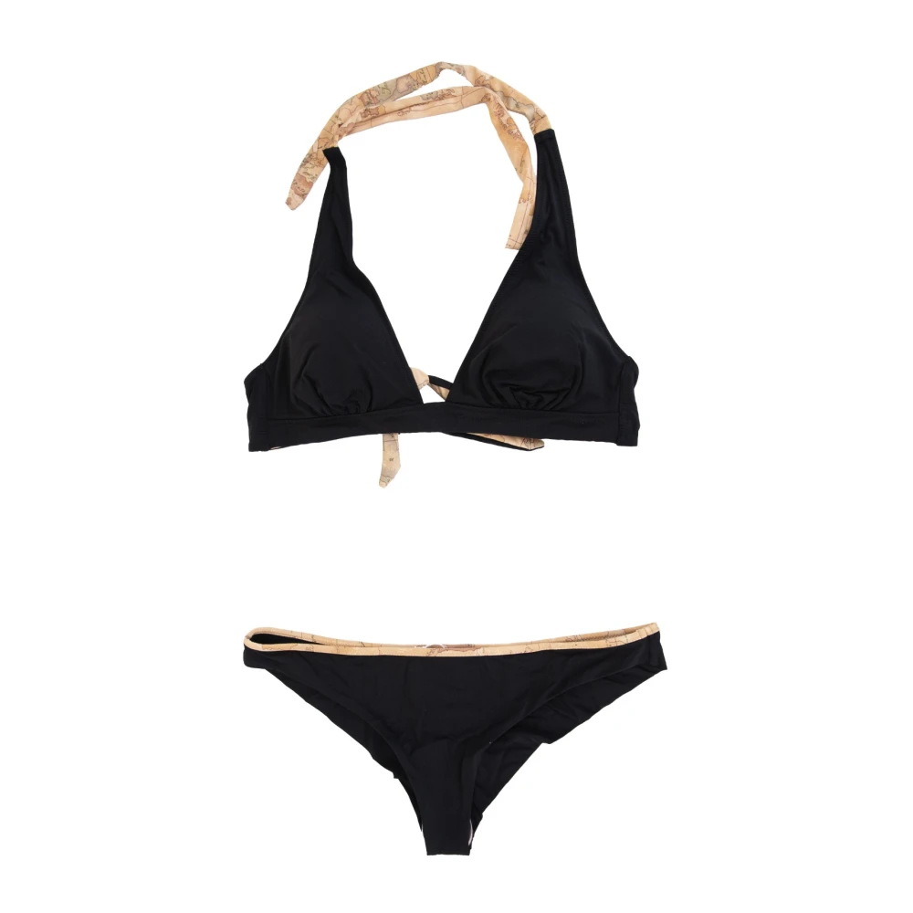 Alviero Martini 1a Classe Kanten Dames Bikini Set Black Dames