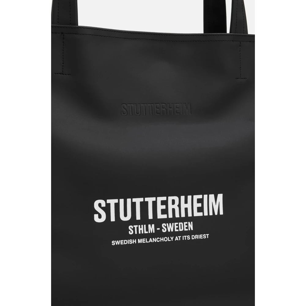 Stutterheim Grote Waterdichte Tote Tas Black Dames