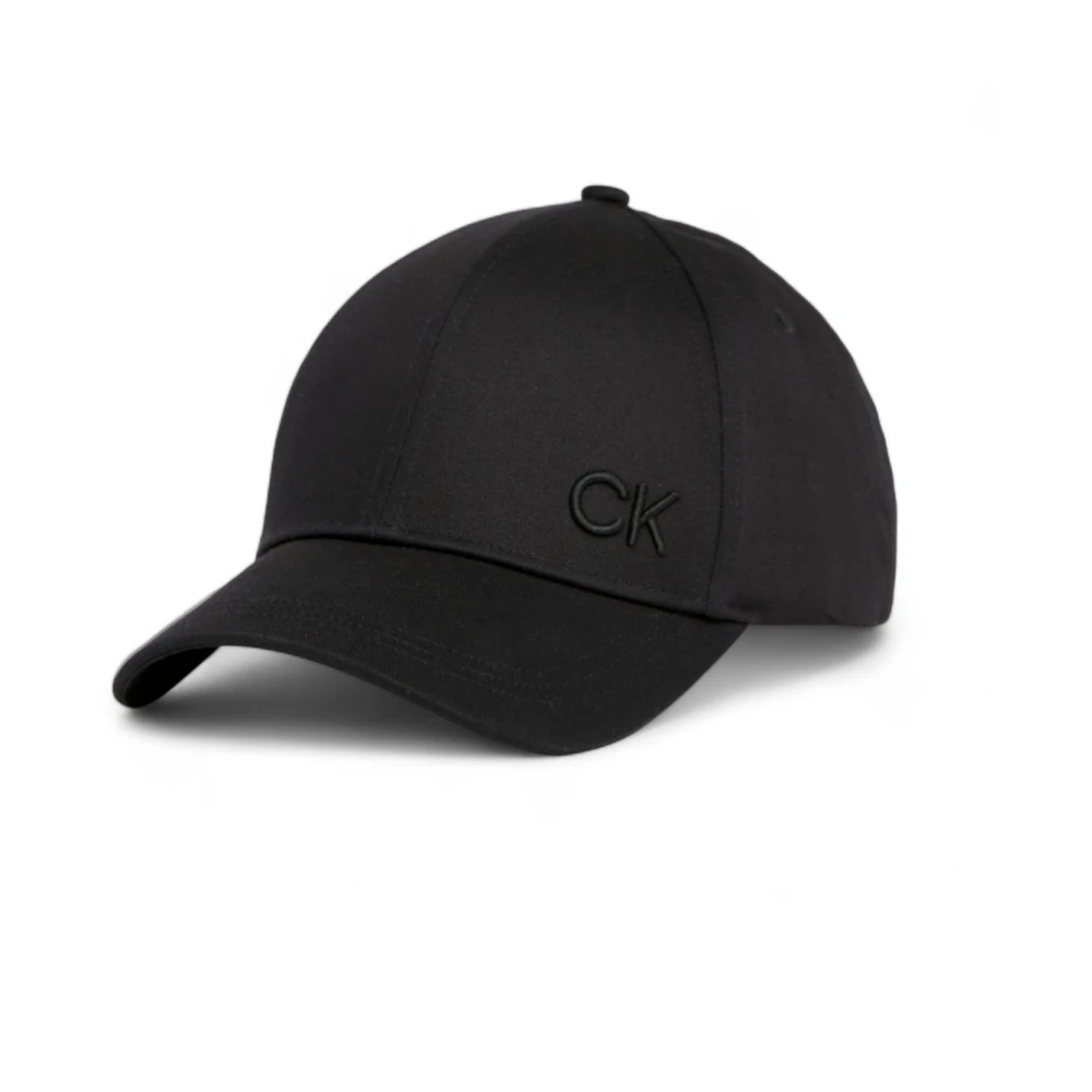 Calvin Klein Geborduurde logo pet Reliëfstijl Black Heren