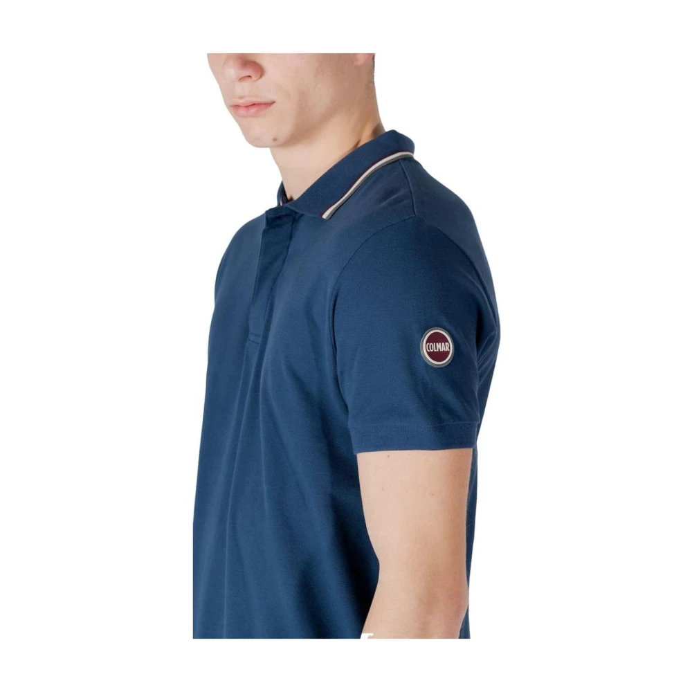 Colmar Blauw Katoenen Poloshirt Lente Zomer Collectie Blue Heren