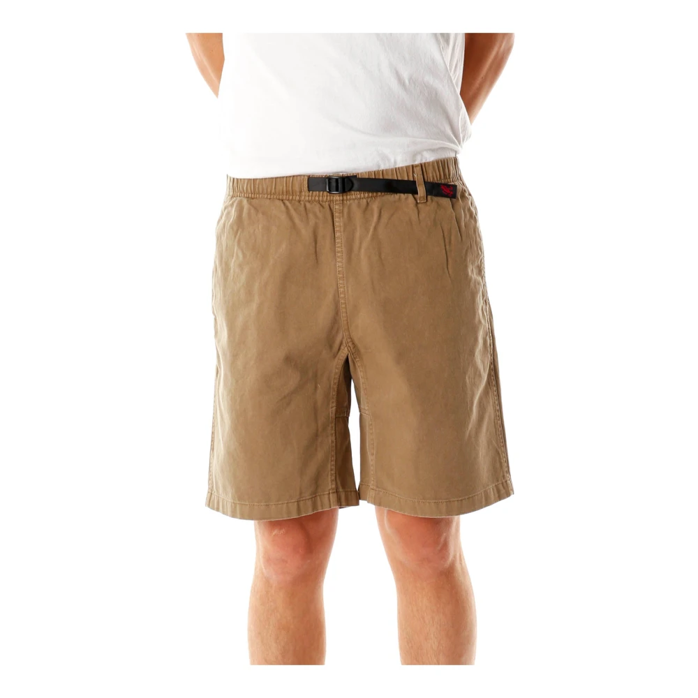 Gramicci Shorts met middelhoge taille en riem Green Heren