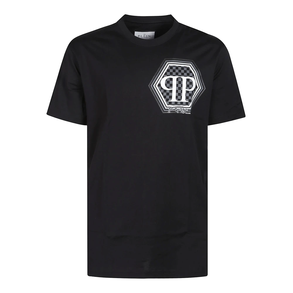 Philipp Plein Hexagon Grafisch T-shirt Black Heren
