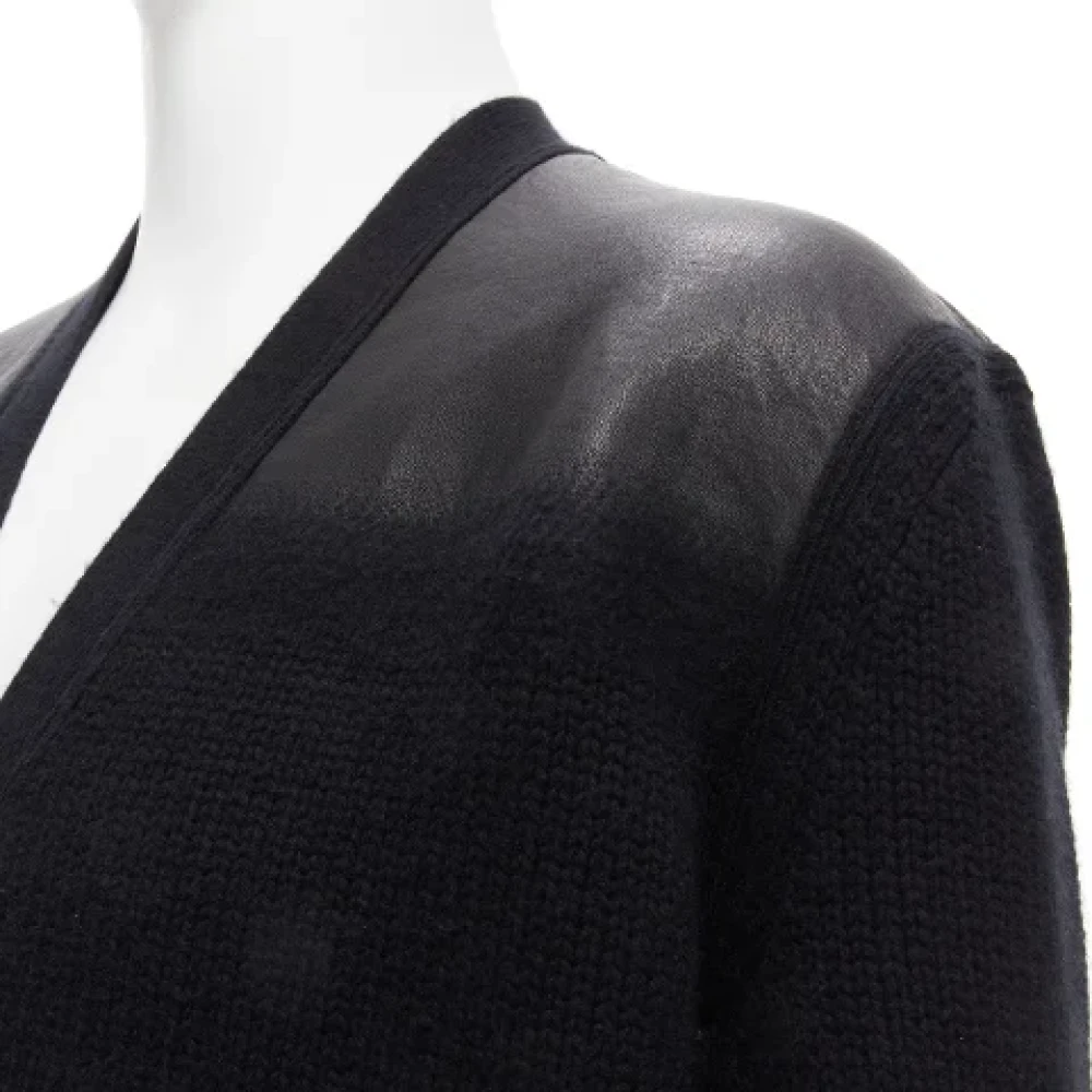 Hermès Vintage Pre-owned Cashmere tops Black Dames