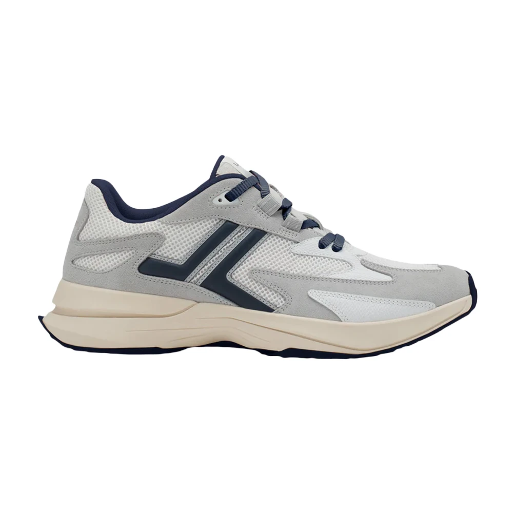 Lanvin Grijze Leren Schoudertas Heren Schoenen Grijs