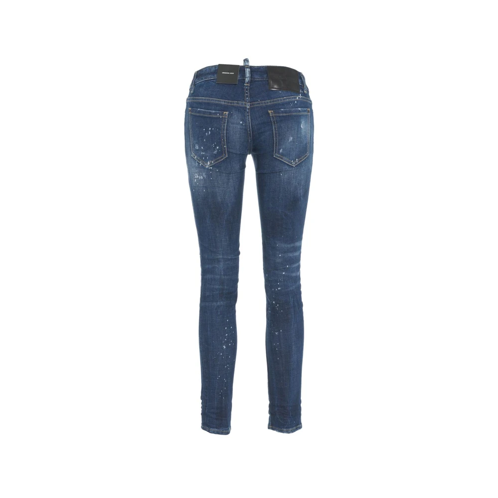 Dsquared2 Blauwe Skinny Jeans Damesmode Blue Dames