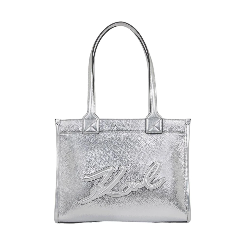 Karl Lagerfeld Schoudertas met Cajetina Stijl Gray Dames