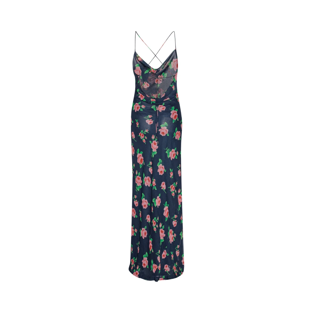 Rotate Birger Christensen Chiffon Maxi Slip Dress Multicolor Dames