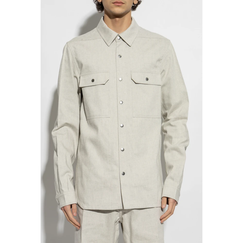 Rick Owens Overhemd Buitenkleding Beige Heren