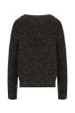 pull-a-col-rond-a-pois-melange-noir