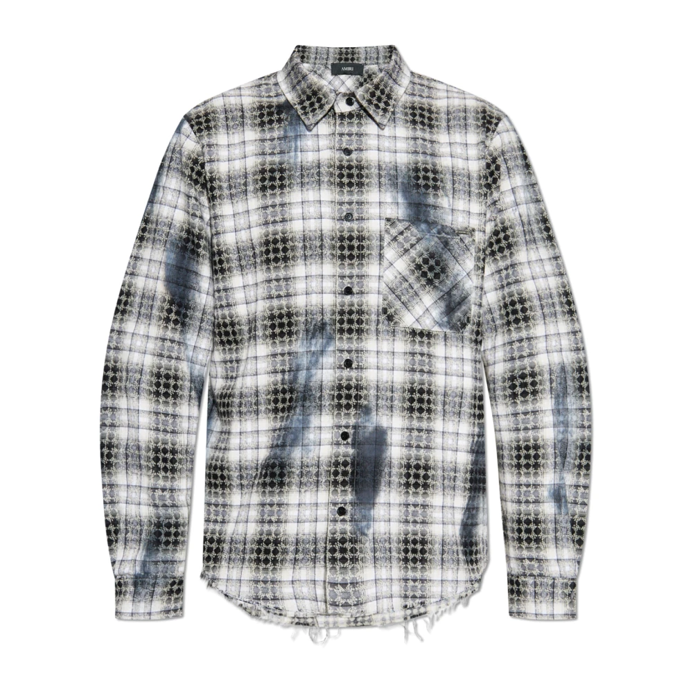 Shirt with a check pattern - Amiri - Modalova
