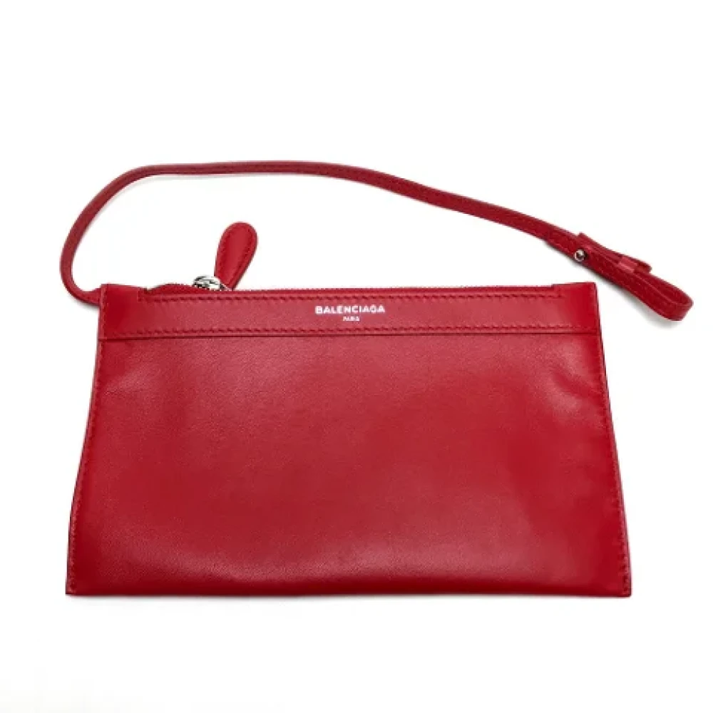 Balenciaga Vintage Pre-owned Leather balenciaga-bags Red Dames