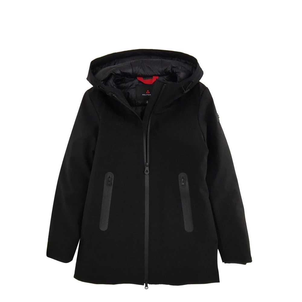 Peuterey Girls Black Light Jackets, 10 Y, Telia Ta Jacket