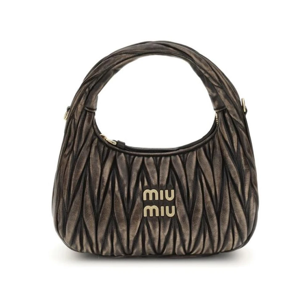 Miu Miu Women's Brown Shoulder Bag "Wander" - Image 4