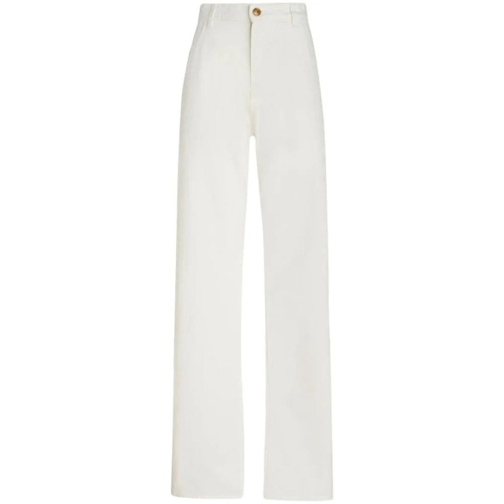 ETRO Klassieke Denim Jeans White Dames