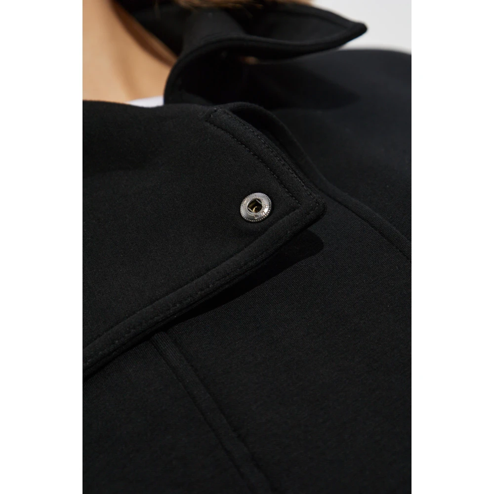 Emporio Armani Jas met opstaande kraag Black Dames
