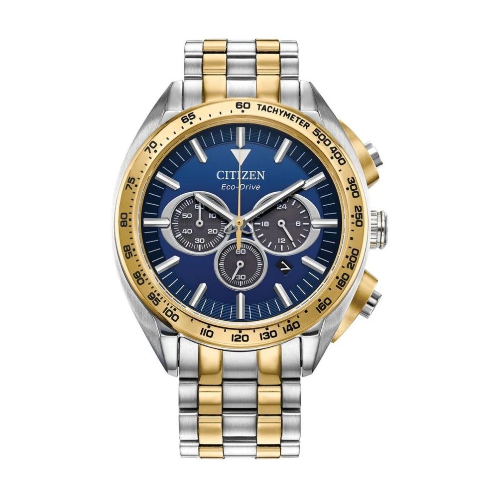 Citizen Men's Gray Watches, One Size, Stainless Steel Dress Watch With Date Display