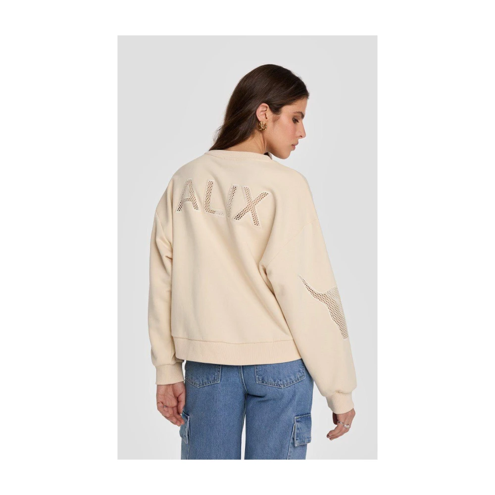 Alix The Label Sweatshirts Beige Dames