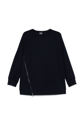 stylish-zip-crew-neck-sweatshirt