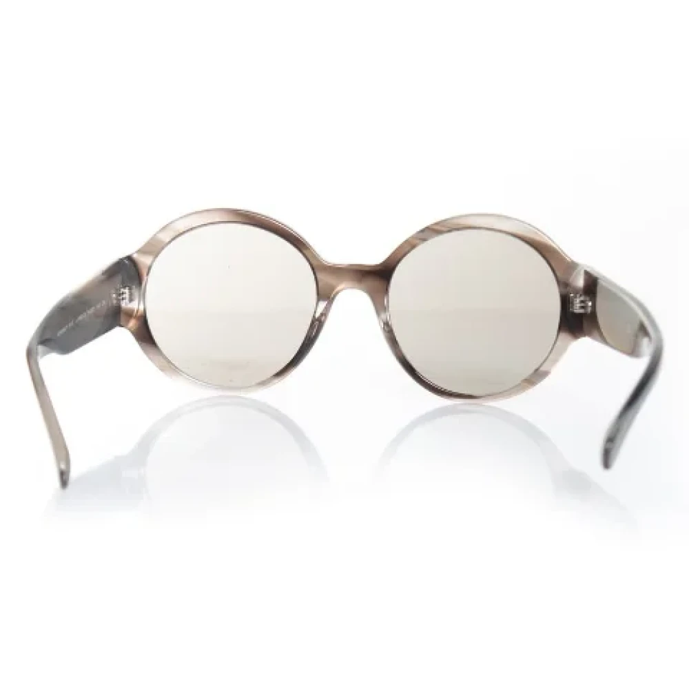 Chanel Vintage Pre-owned Plastic sunglasses Gray Dames
