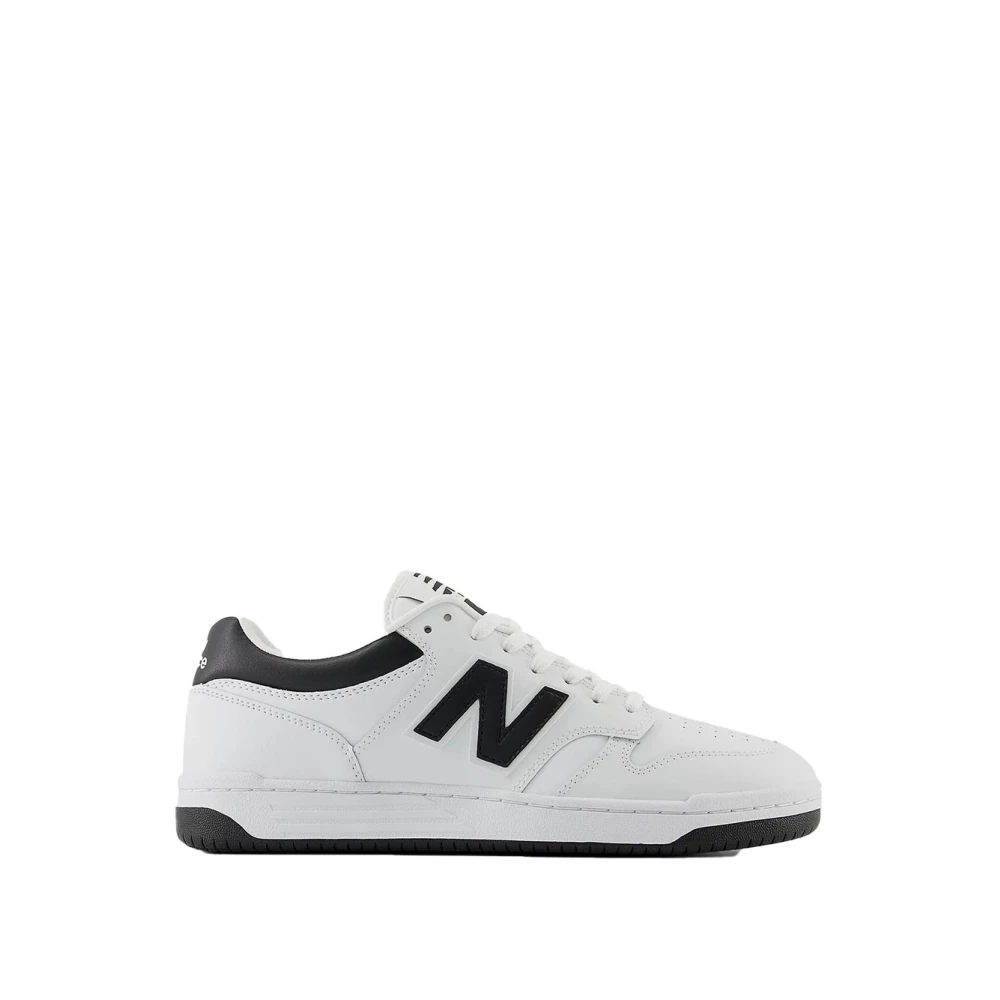 New Balance Men's White Sneakers, 6 Uk, Classic Leather Basketball Trainers