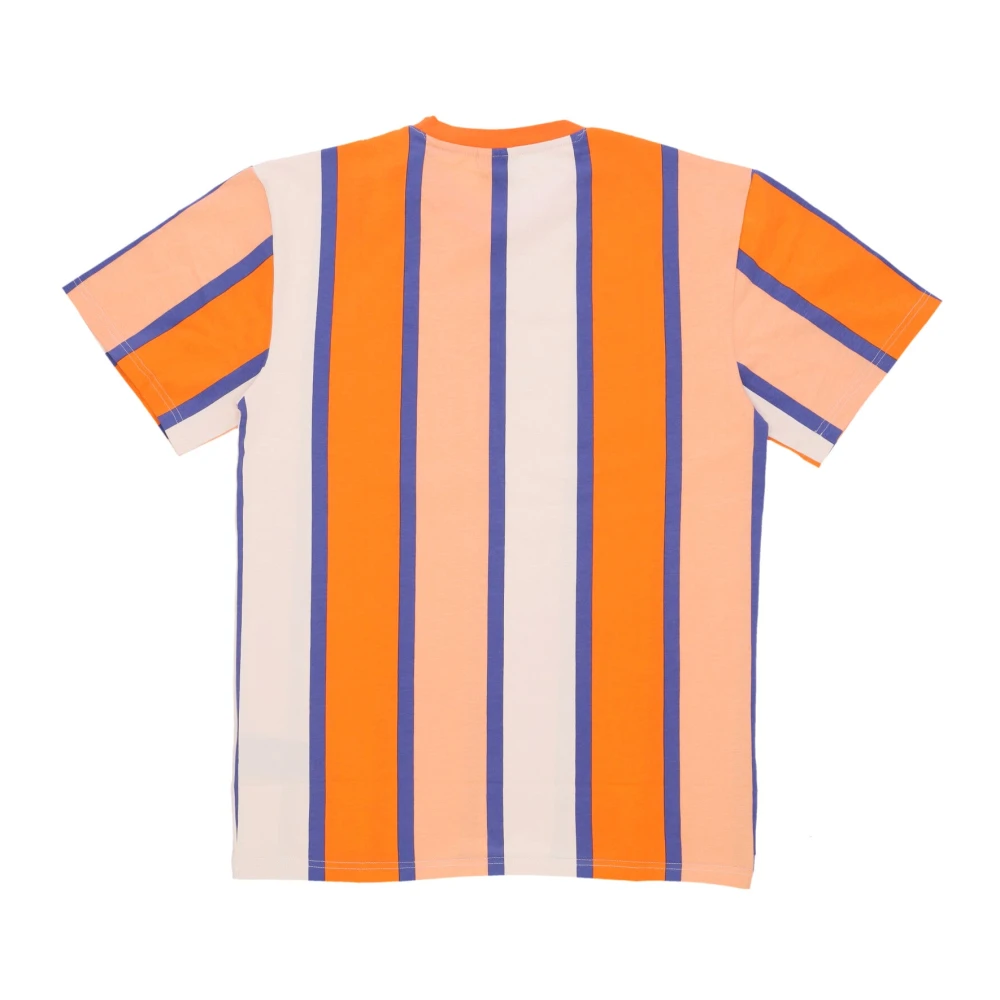 Karl Kani Handtekening Streep Tee Oranje Multicolor Heren