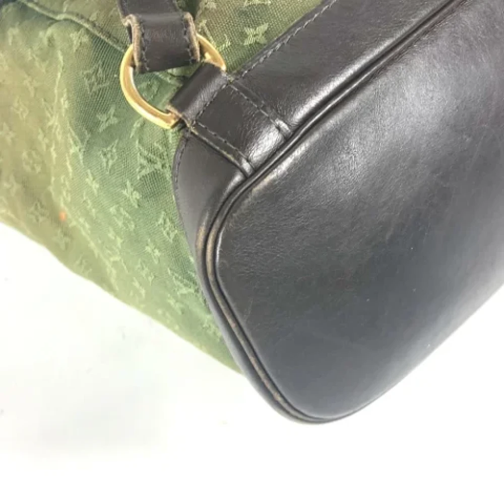 Louis Vuitton Vintage Pre-owned Canvas backpacks Green Dames