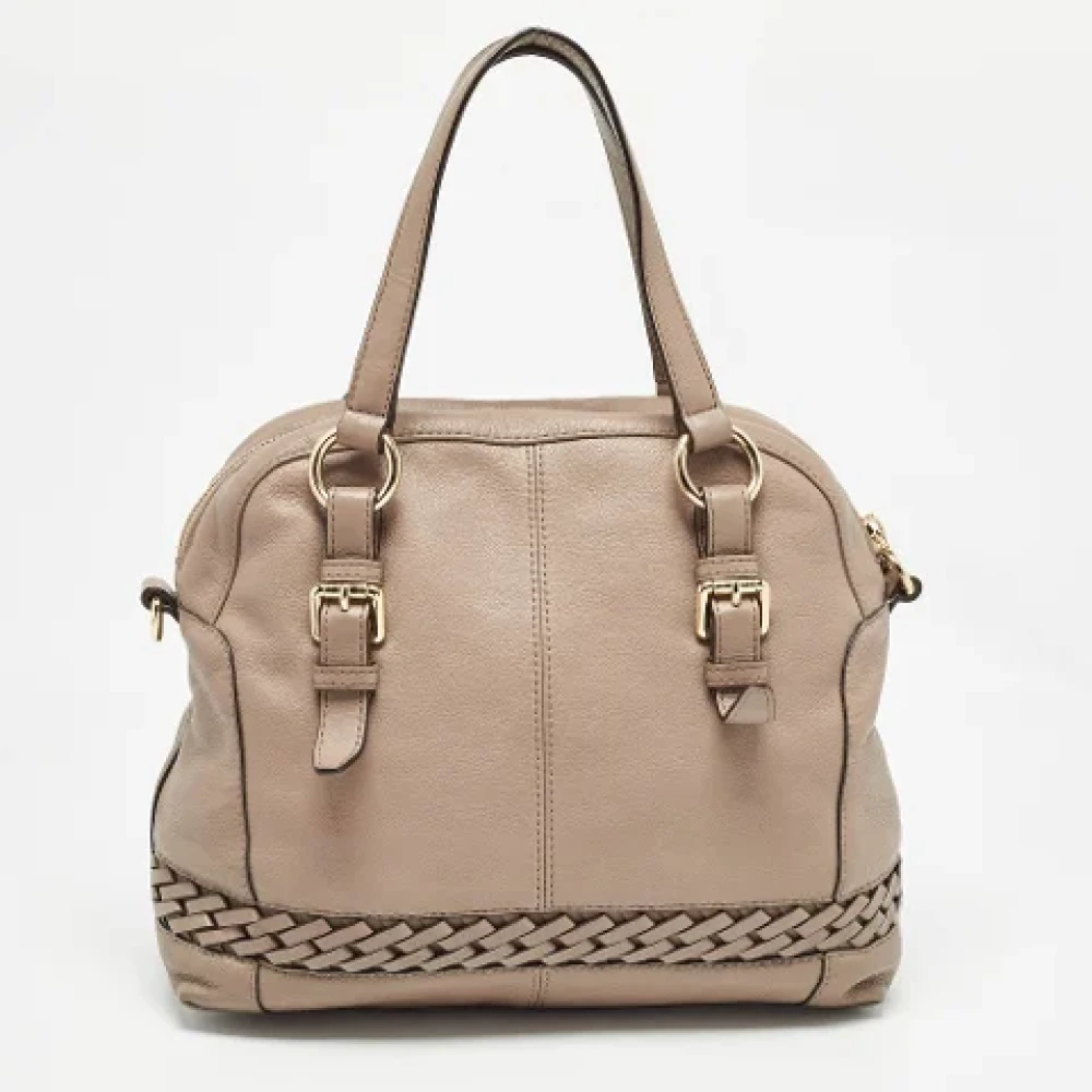 Michael Kors Pre-owned Leather handbags Beige Dames