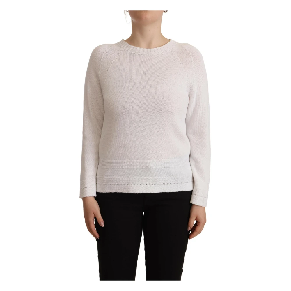 Alpha Studio Vrouw Wit Long Sleeve Sweater