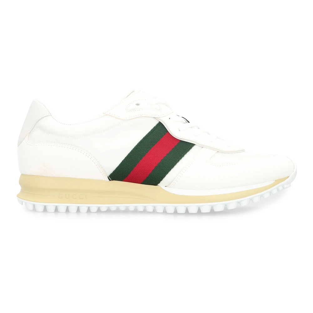 Gucci Men's White Sneakers, 6 Uk, Re-Motion Low-Top Trainers