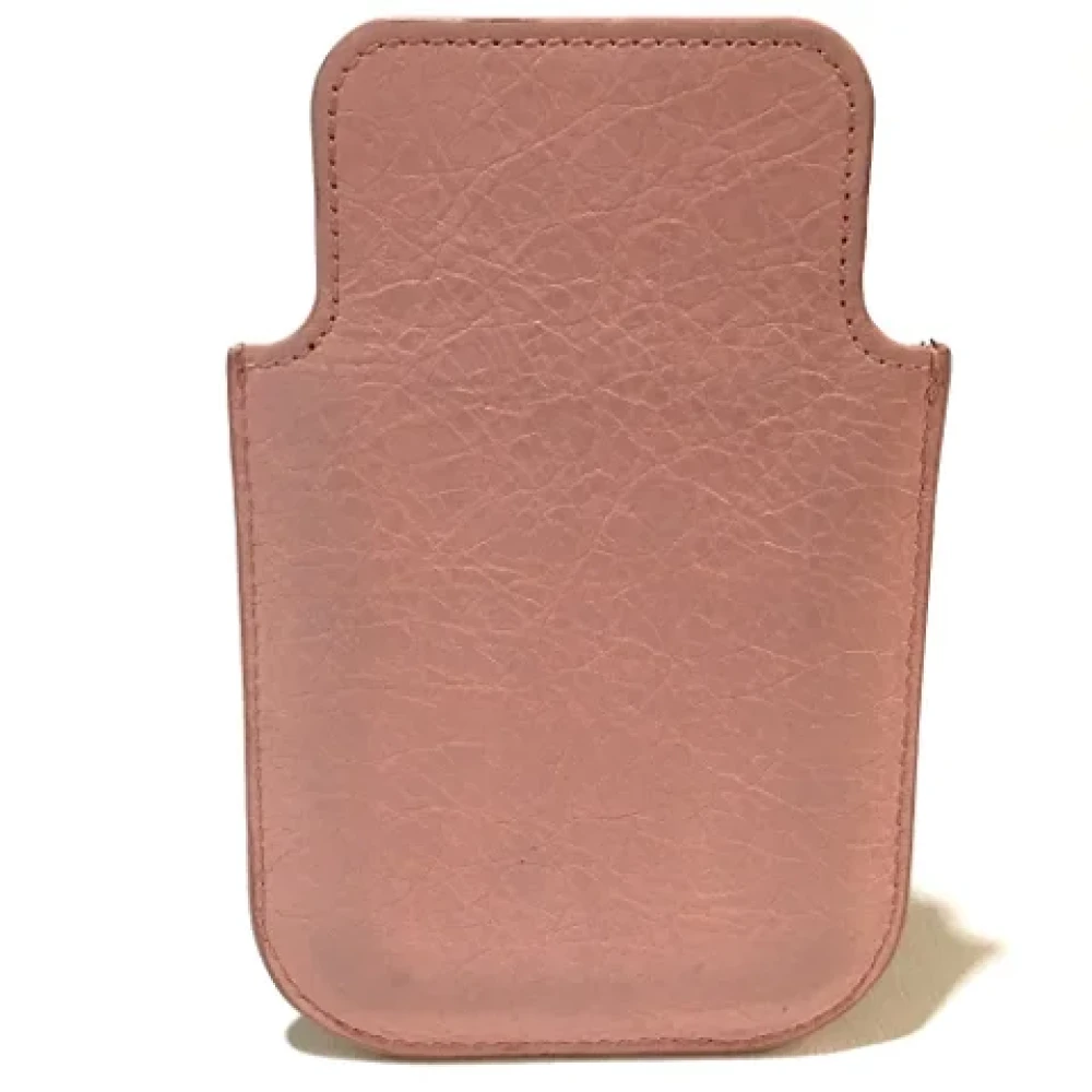 Balenciaga Vintage Pre-owned Leather home-office Pink Dames