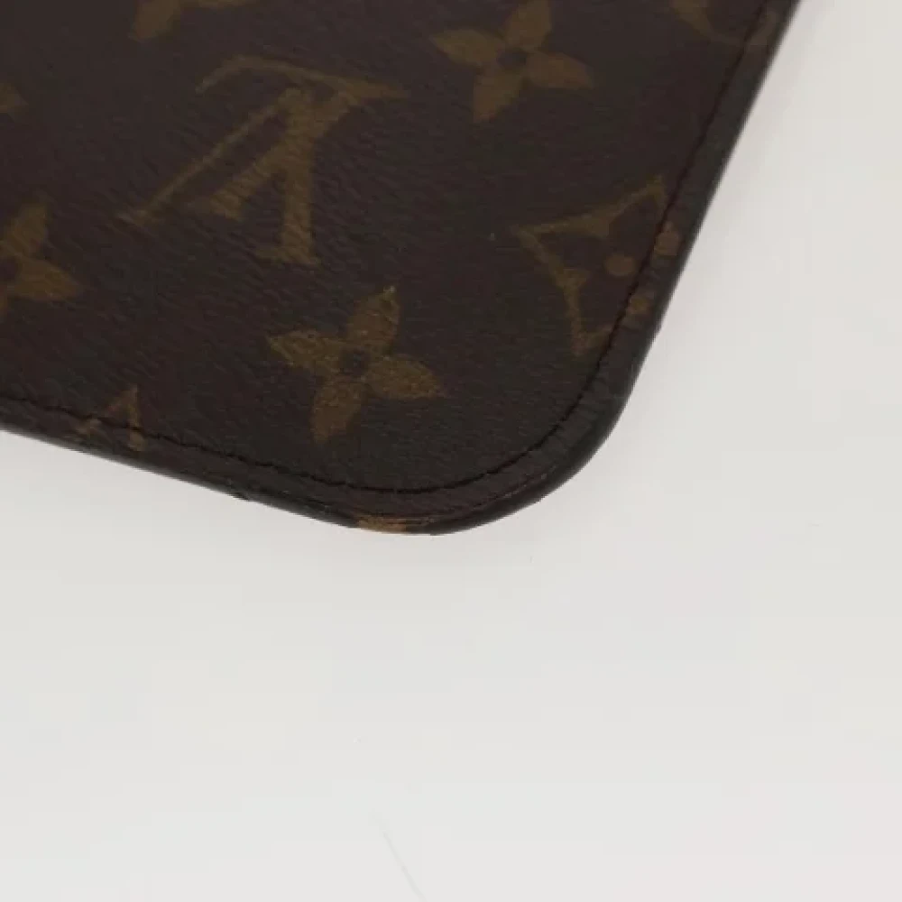 Louis Vuitton Vintage Pre-owned Canvas clutches Brown Dames