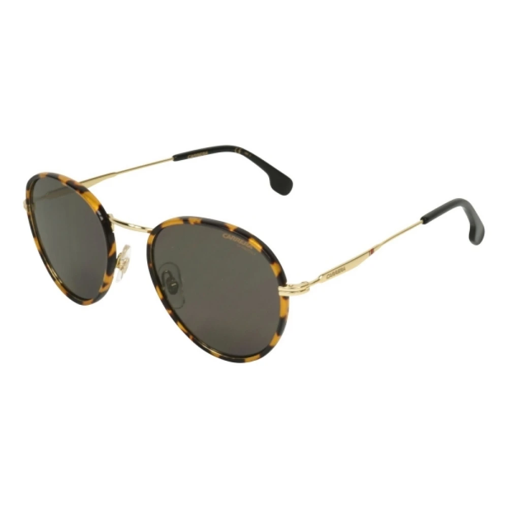 Carrera Unisex Multicolor Brown And Gold Acetate Sunglass - Sunglasses - One Size - Accessories