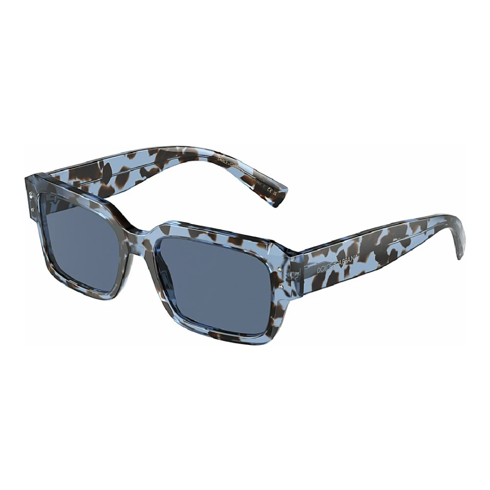 Dolce & Gabbana Men's Blue/Dark Havana Sunglasses With Lenses