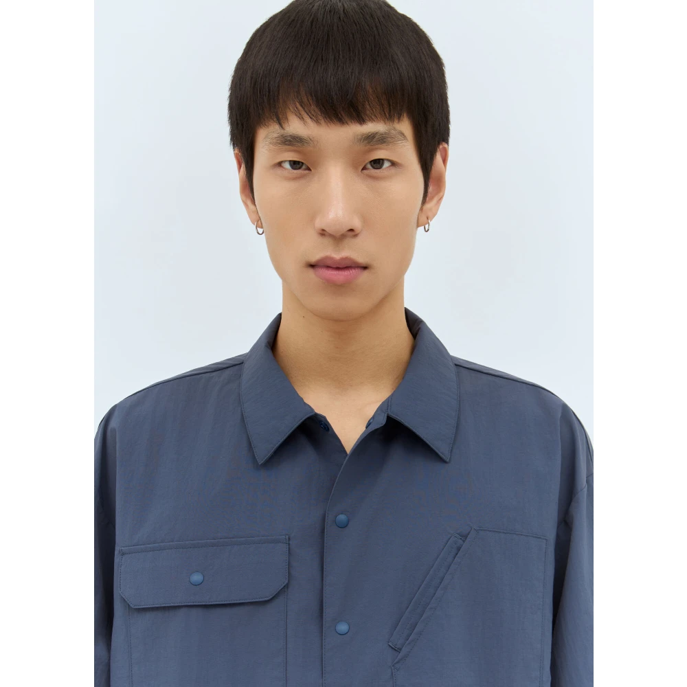Dickies Oversized werkschirt met geperforeerd paneel Blue Heren