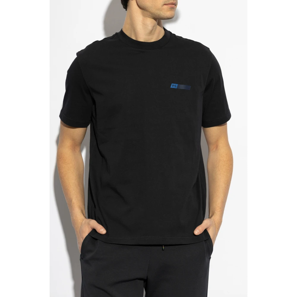 PS By Paul Smith T-shirt met bedrukt logo Blue Heren