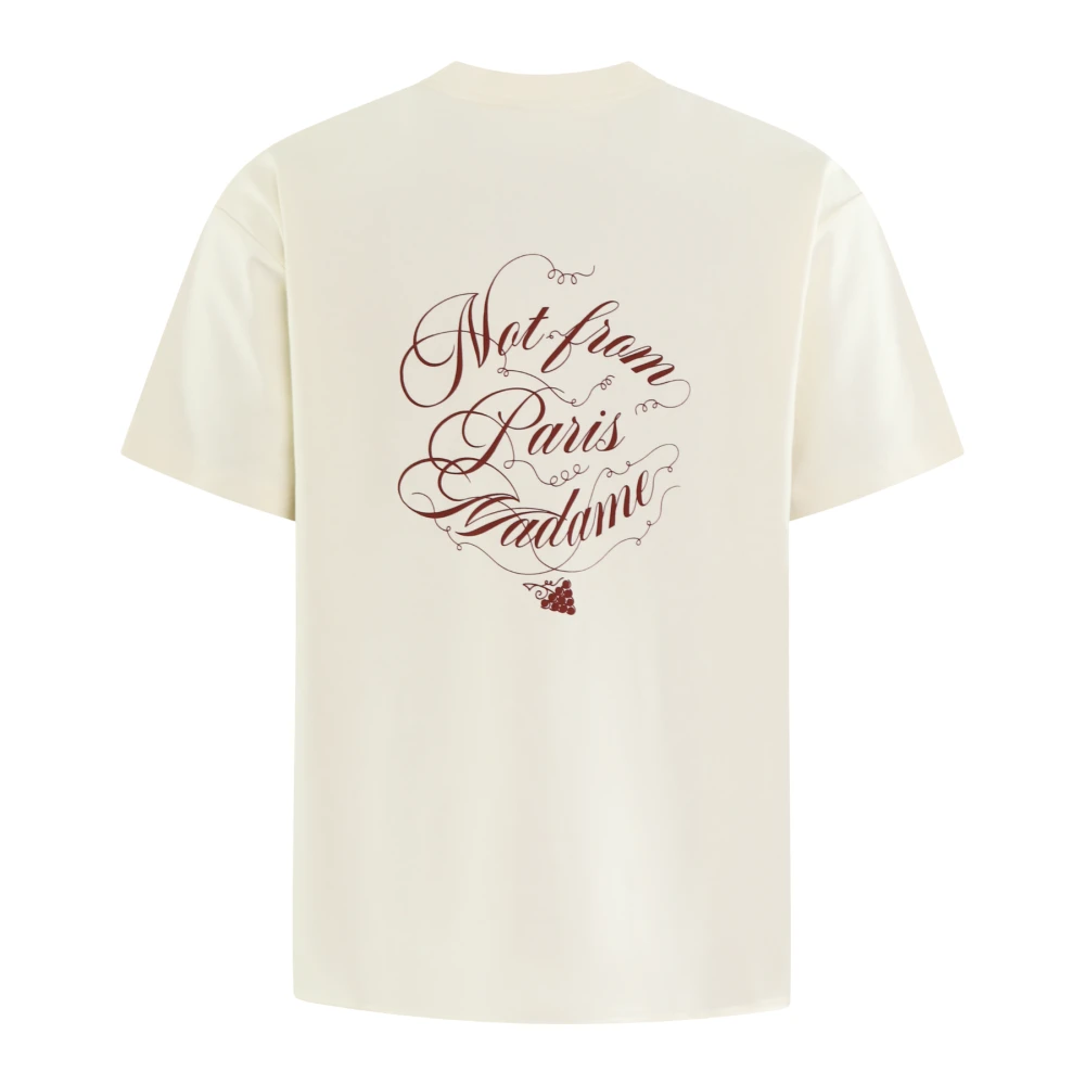 Drole de Monsieur Vignes T-shirt voor heren White Heren