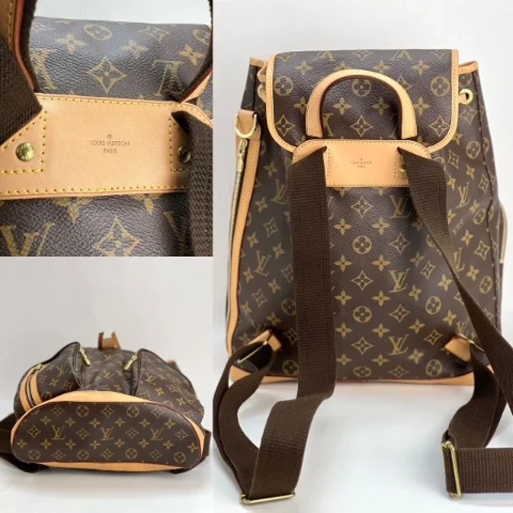 Louis Vuitton Vintage Pre-owned Canvas backpacks Brown Dames