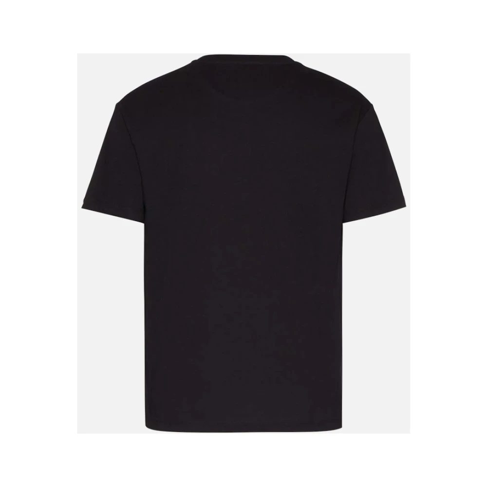 Valentino Zwart Vltn Print Katoenen T-Shirt Black Heren