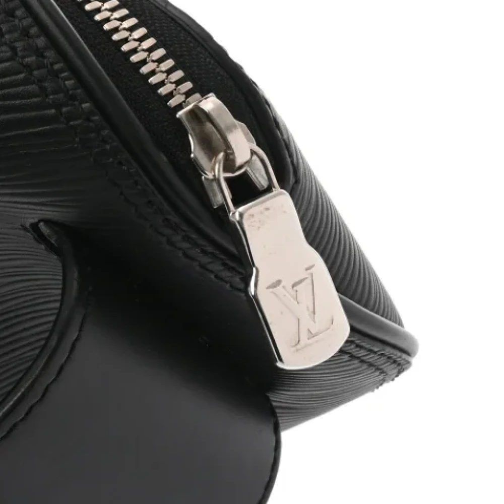 Louis Vuitton Vintage Pre-owned Leather crossbody-bags Black Heren