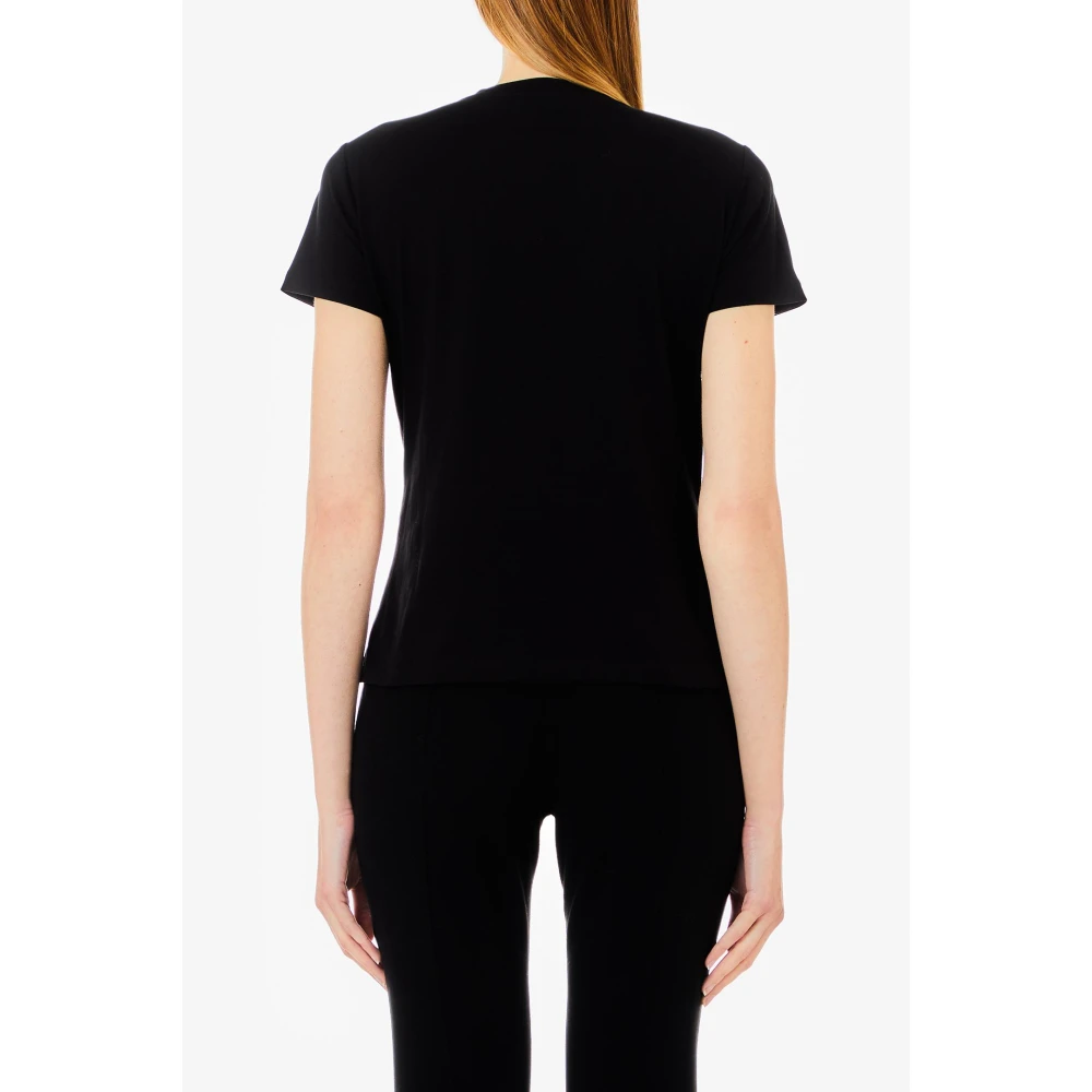 Liu Jo Modieuze T-shirt voor mannen en vrouwen Black Dames