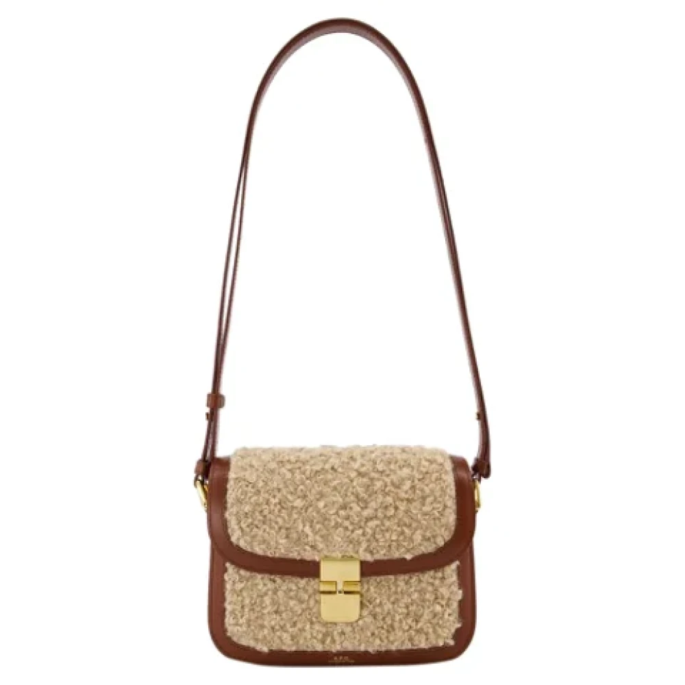A.p.c. Plastic crossbody-bags Brown Dames