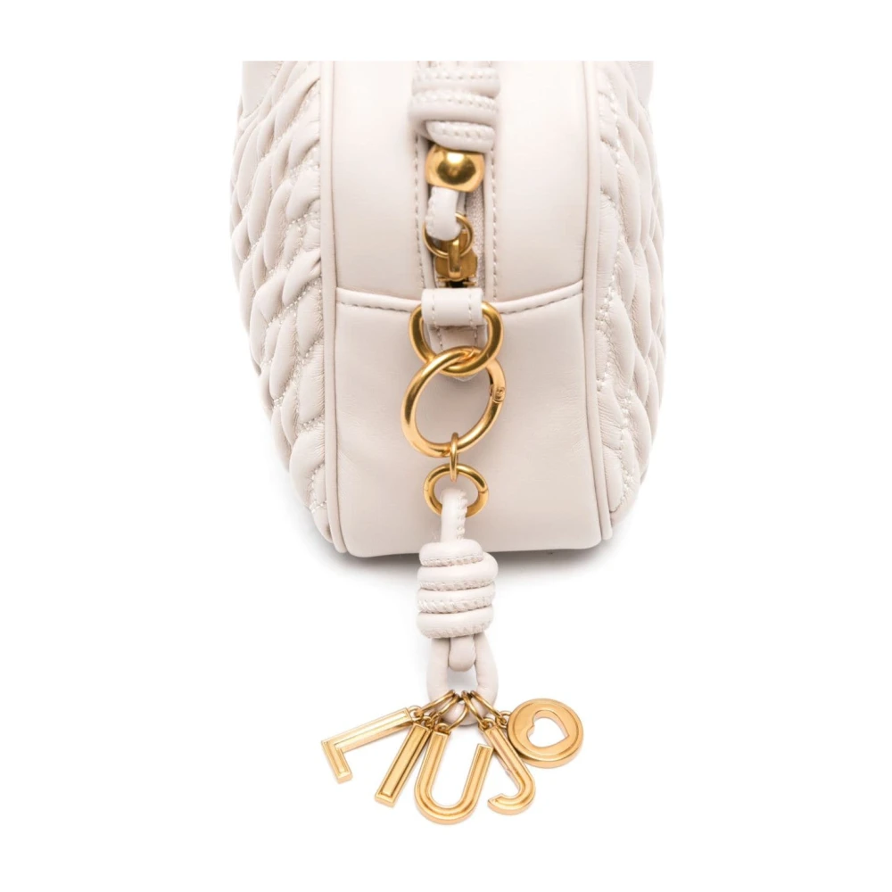 Liu Jo Matelassé Effect Beige Schoudertas Beige Dames