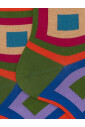 chaussettes-courtes-en-coton-vert-pour-femmes-avec-motif-de-carres-concentriques